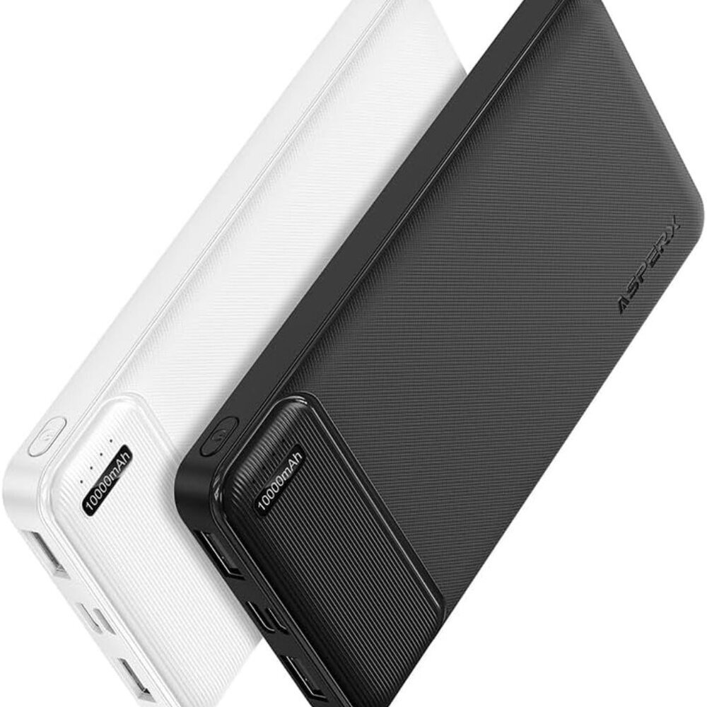 2-Pack 10000mAh USB C Output Portable Charger Power Bank Fast Charging, Portable